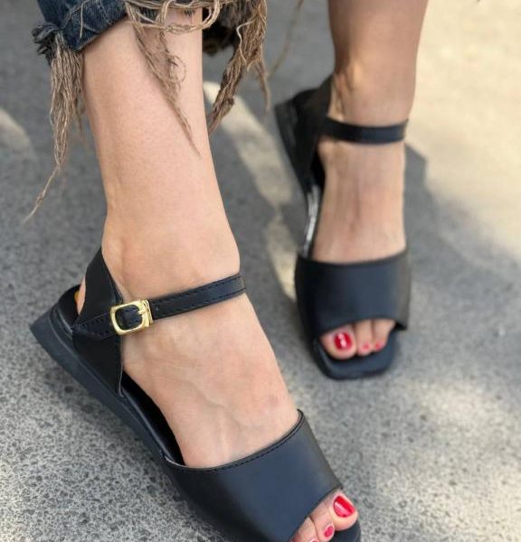 صندل چرم سگک دار 32510