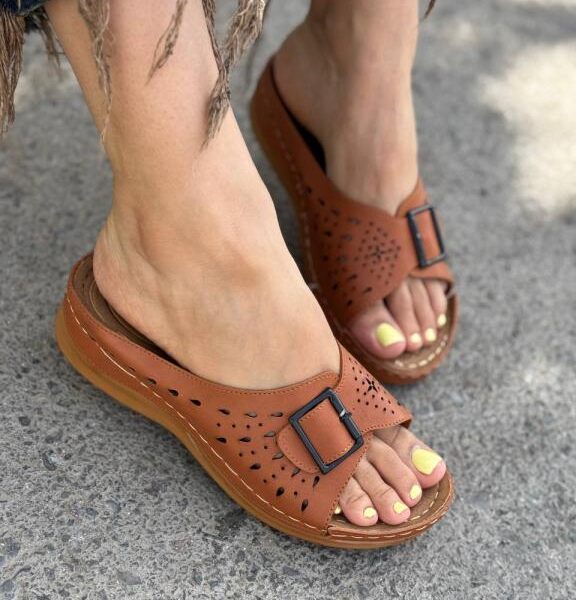 صندل سینا تک بند و سگک 32521