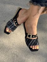 صندل بافت سگک دار 32553 - تصویر 4