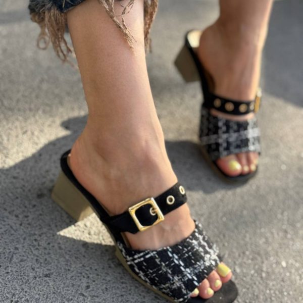 صندل بافت پاشنه دار 32552