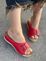 صندل سینا تک بند و سگک 32521 - تصویر 13