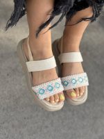 صندل سنتی مخمل 32588 - تصویر 14