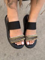 صندل فشن طرحدار 32885 - تصویر 3