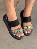 صندل فشن طرحدار 32885 - تصویر 13