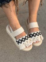 صندل فشن طرحدار 32885 - تصویر 6