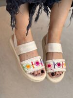 صندل فشن طرحدار 32885 - تصویر 22