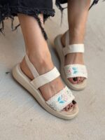 صندل سنتی مخمل 32588 - تصویر 23