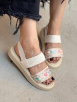 صندل فشن طرحدار 32885 - تصویر 26