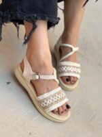 صندل بند بافت سگکی 32877 - تصویر 14