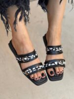 صندل دوبند پلنگی 32719 - تصویر 3