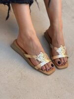 صندل سه بند گلدار 32711 - تصویر 3