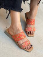 صندل گل ترمه 32738 - تصویر 2