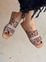 صندل گل ترمه 32738 - تصویر 5