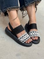 صندل فشن طرحدار 32885 - تصویر 21