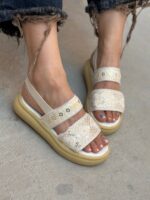 صندل دوبند کشی طرحدار 32878 - تصویر 8