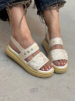 صندل دوبند کشی طرحدار 32878 - تصویر 9