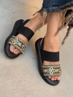 صندل فشن طرحدار 32885 - تصویر 25