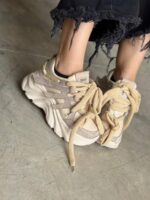 کتونی دوبند نگینی 32351 - تصویر 8