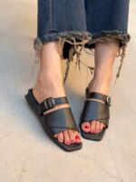 صندل چرم سگک دار 32731