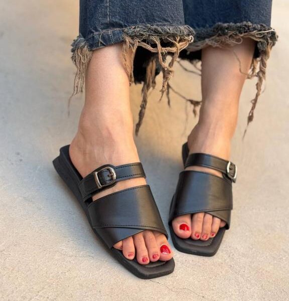 صندل چرم سگک دار 32731