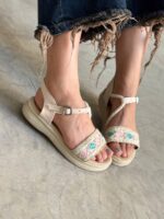 صندل بند بافت سگکی 32877 - تصویر 25