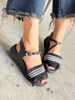 صندل بند بافت سگکی 32877 - تصویر 28