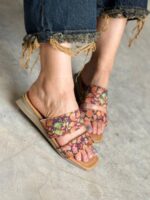 صندل گل ترمه 32738 - تصویر 14