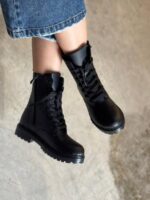 بوت ساده بغل زیپ 32927 - تصویر 3