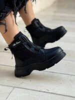 بوت کاپشنی تک چسب 32981 - تصویر 2