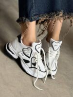 کتونی قلبی نگین 33010 - تصویر 2