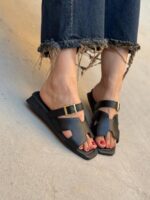 صندل هرمس سگک دار 33028 - تصویر 2