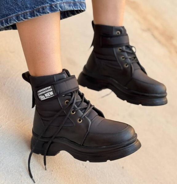 بوت کاپشنی چسبی NEW 1989 کد 33050