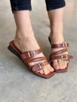 صندل سه بند دو سگک 33027 - تصویر 7