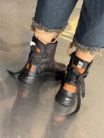 بوت کاپشنی پشت بندی 33051 - تصویر 2