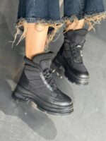 بوت کاپشنی بندی 33065 - تصویر 4