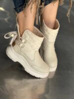 بوت کاپشنی پشت بندی 33051 - تصویر 6