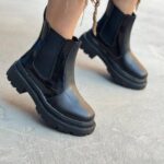 بوت بغل کش ورنی 33098