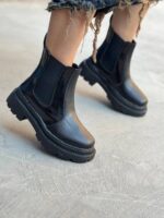 بوت بغل کش ورنی 33098