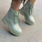 بوت بغل زیپ آبرنگی 33088