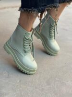 بوت بغل زیپ آبرنگی 33088