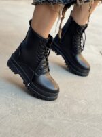 بوت بغل زیپ آبرنگی 33088 - تصویر 6