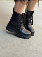 بوت بغل زیپ آبرنگی 33088 - تصویر 7