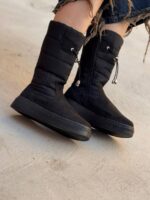 بوت کاپشنی ساق بلند 33136 - تصویر 3