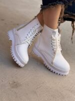 بوت بغل زیپ آبرنگی 33088 - تصویر 10