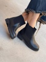 بوت ساق کش ساده 33141 - تصویر 4