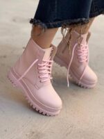 بوت بغل زیپ آبرنگی 33088 - تصویر 13