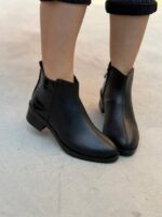 نیم بوت طرح ورنی 33179 - تصویر 2