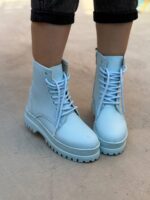 بوت بغل زیپ آبرنگی 33088 - تصویر 14