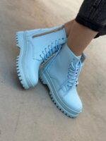 بوت بغل زیپ آبرنگی 33088 - تصویر 15