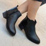 نیم بوت طرح ورنی 33179